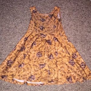 a brown cookie and chocolate pretzel dress